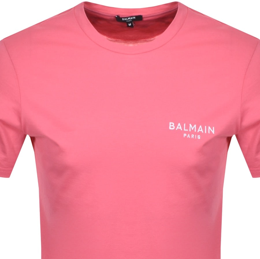 Alternative Image for ProductBalmain Logo T Shirt Pink2